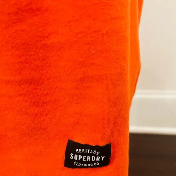 Orange sleeveless dress with crochet back. It’s a fitted dress - Picture 6 of 6